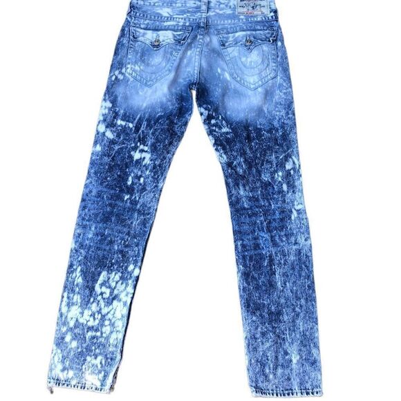 Vintage True Religion Jeans Size 32 SKINNY Smokescreen - Picture 2 of 11